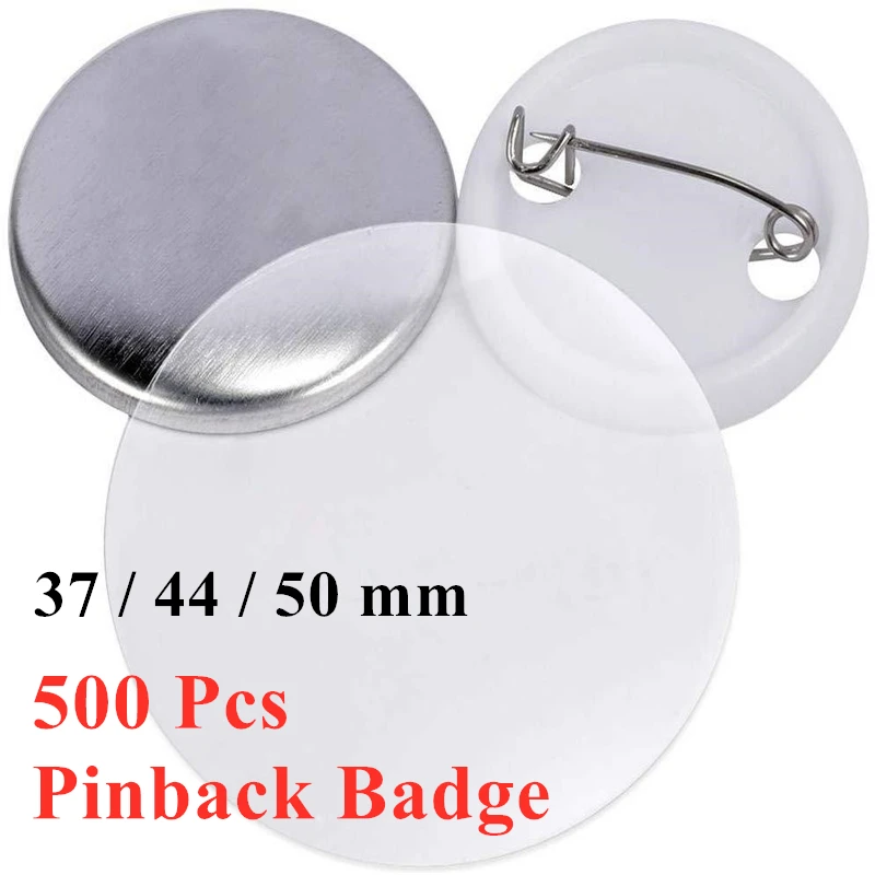 Button Badge Blank - 500 шт./компл., пустой значок, пуговицы, детали,