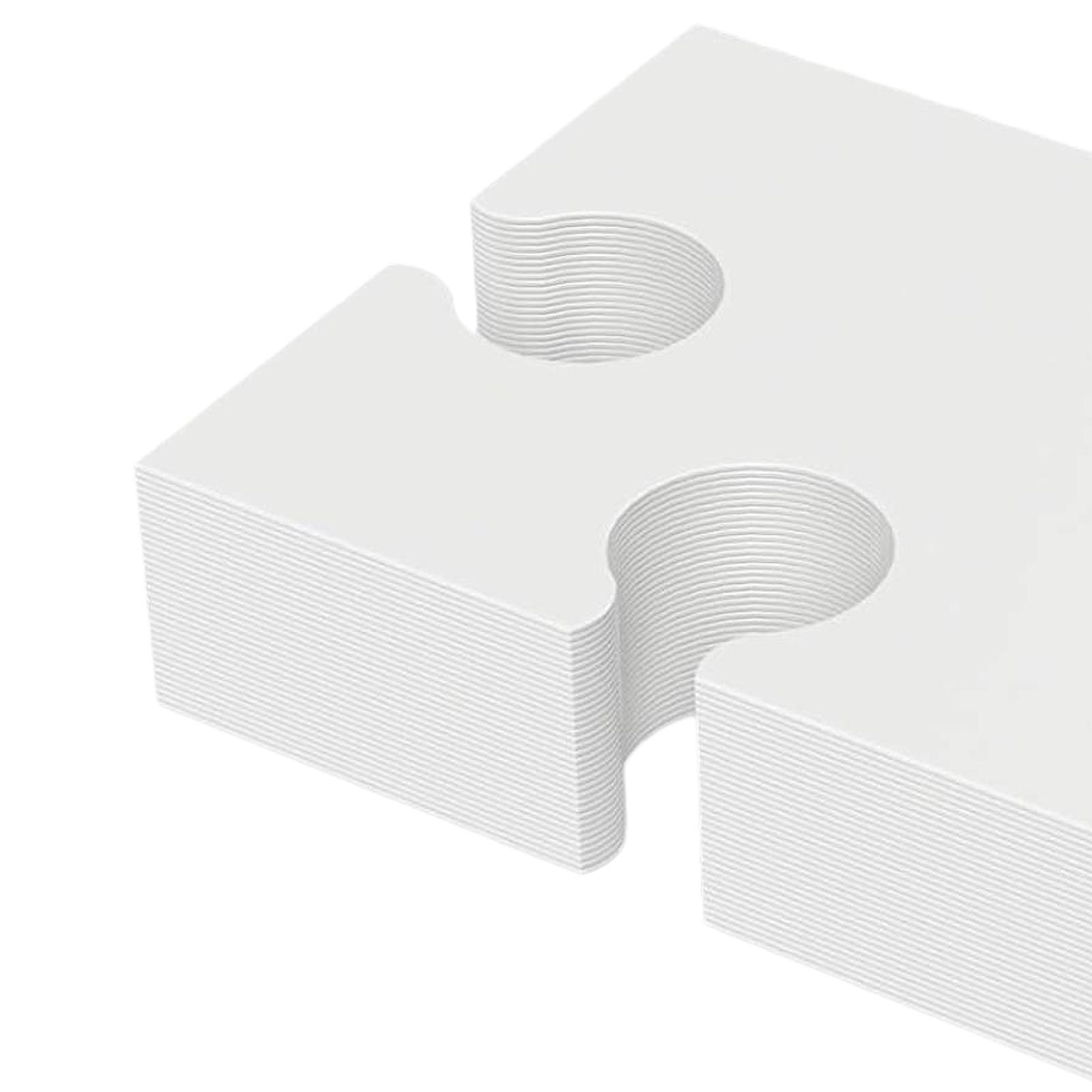 Puzzle Blank White - 30 заготовок для пазлов: белые бумажные