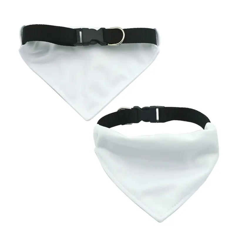 Bandana Blank White - Сублимационный белый пустой треугольный шарф для
