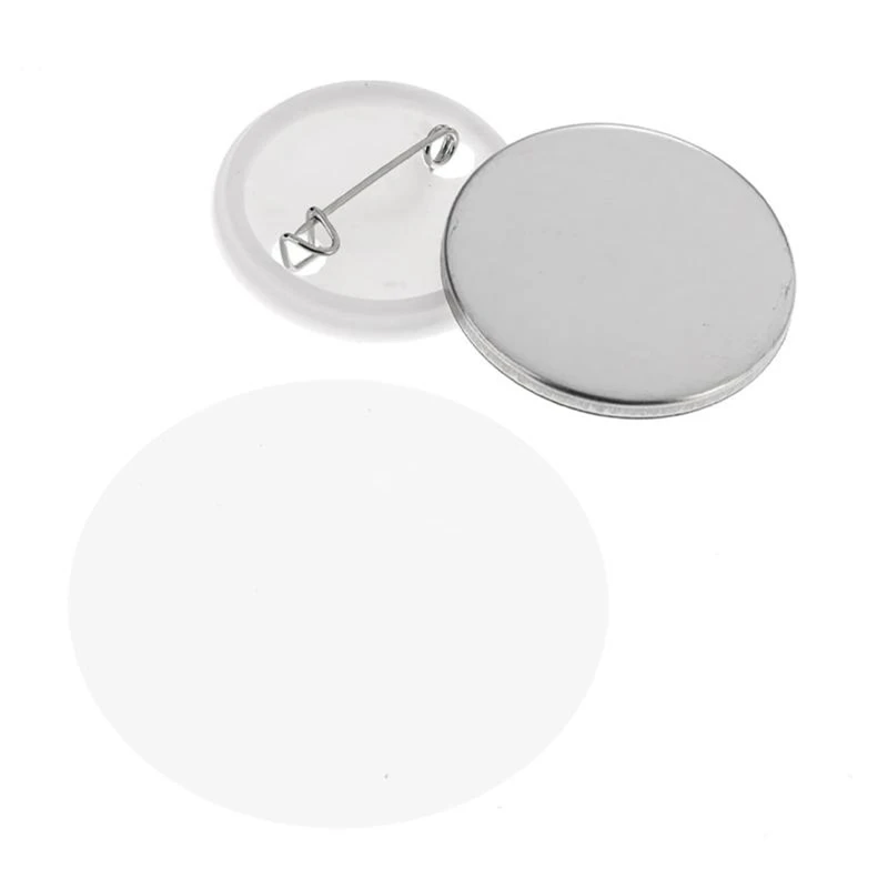 500 шт./компл., пустой значок, – обзор и цена Button Badge Blank