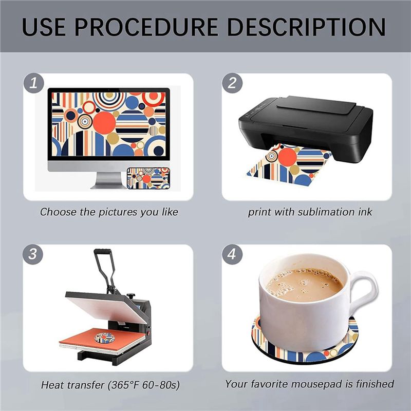 ABVT-160PC Подставки под чашки – обзор и цена Coaster Sublimation Blank
