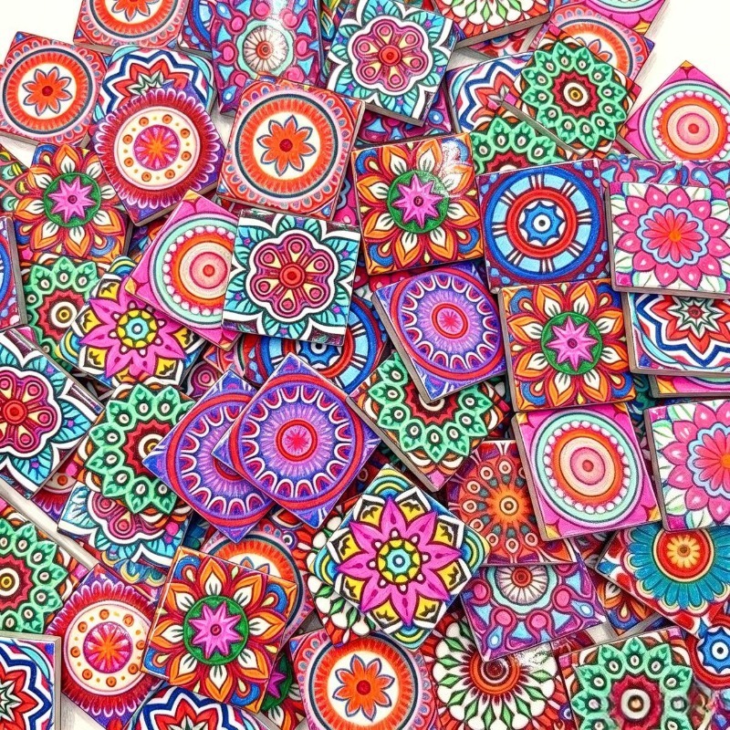 Керамическая мозаика с принтом – обзор и цена Ceramic Tile Blank