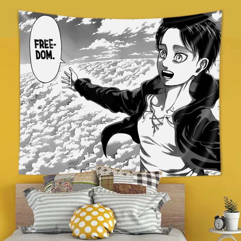 Эрен Йегер Свобода Манга Плака – обзор и цена Canvas Wrap Ready