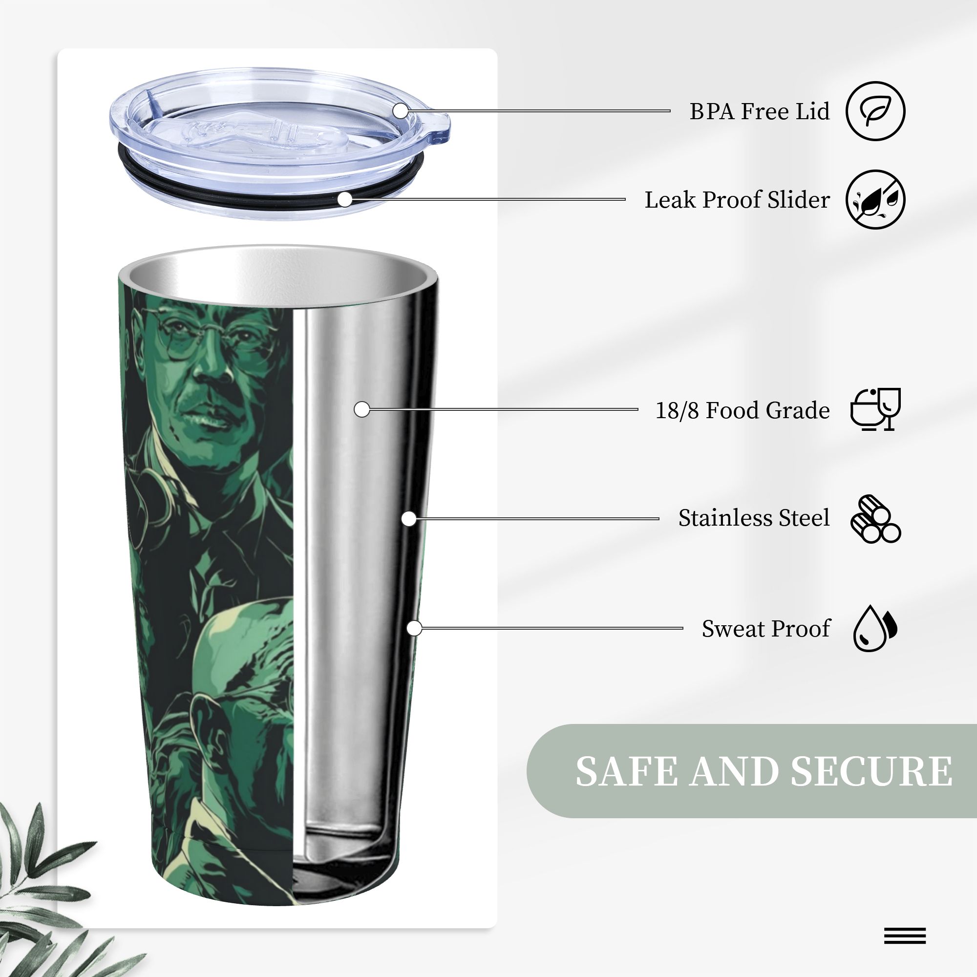 Термокружка Breaking Bad с изо – обзор и цена Tumbler 20Oz White