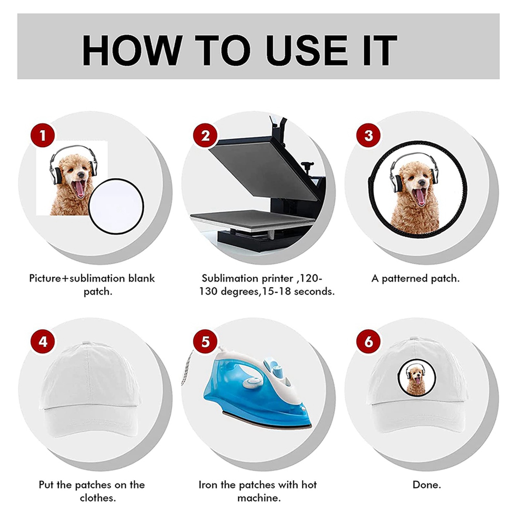 48 шт. заготовок для сублимаци – обзор и цена Hat Sublimation Blank