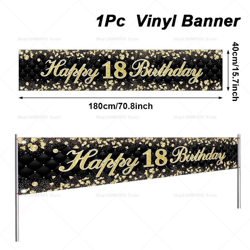 Баннер с 18-м днем рождения, у – обзор и цена Yard Sign Blank