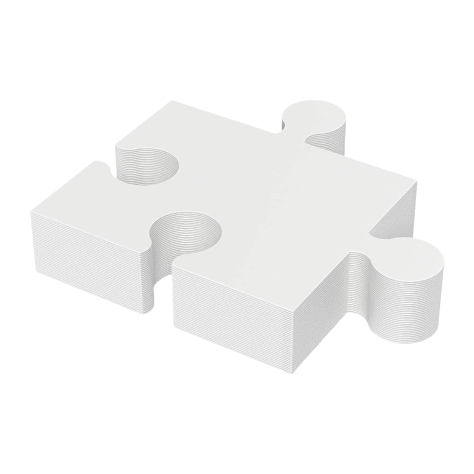 Набор белых картонных пазлов:  – обзор и цена Puzzle Blank White