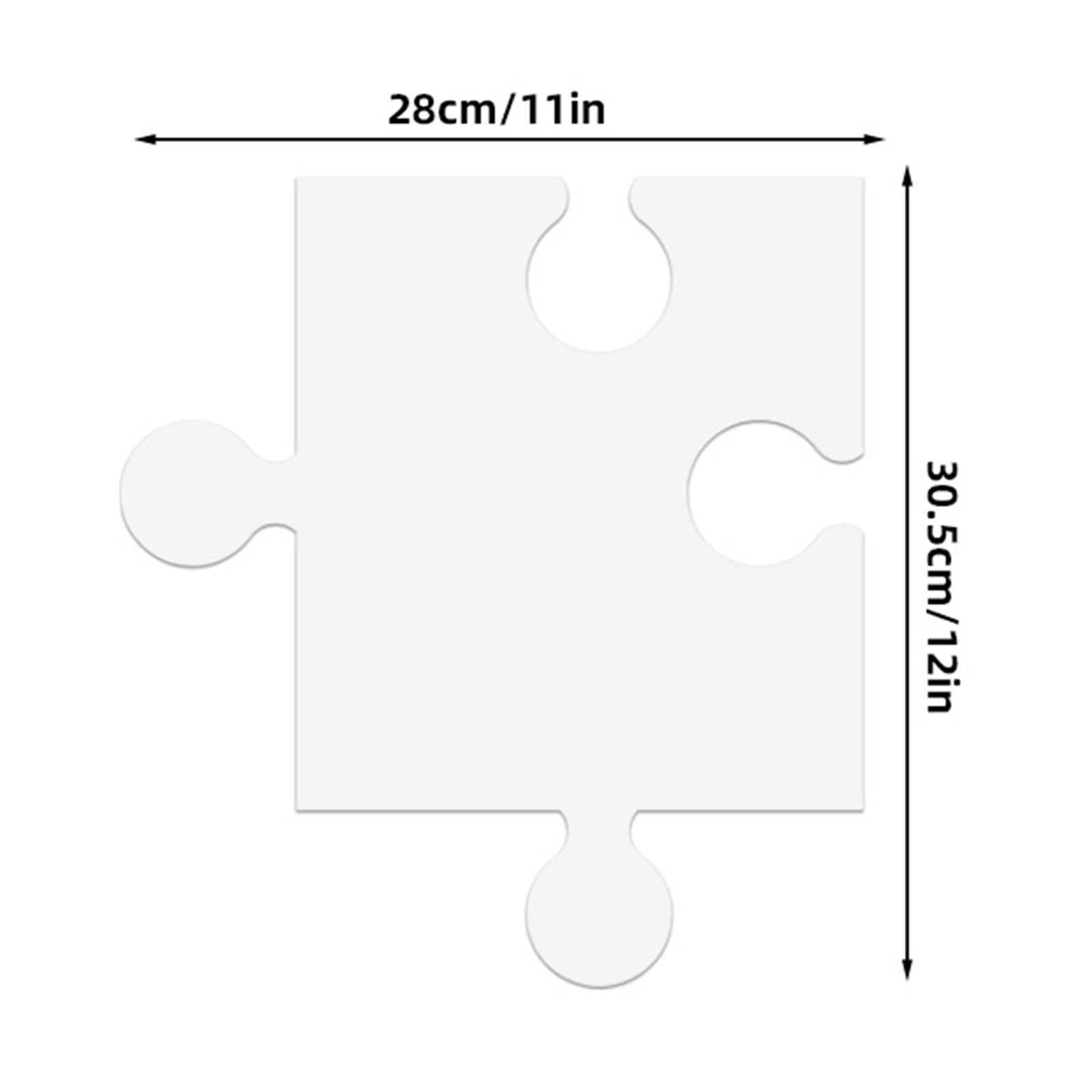 24 шт. белых картонных заготов – обзор и цена Puzzle Blank White